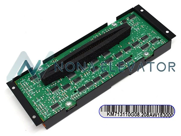 KONE Elevator Group Control Board KM713110G08 LED indicator and terminal connectors